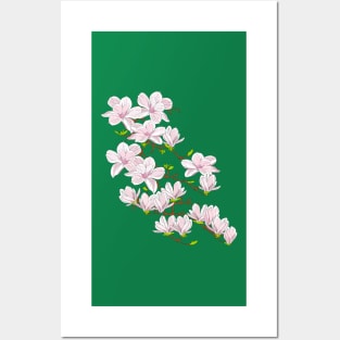 Magnolia Flower State Posters and Art